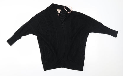 FOREVER 21 Womens Black   Cardigan Jumper Size S