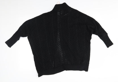 FOREVER 21 Womens Black   Cardigan Jumper Size S