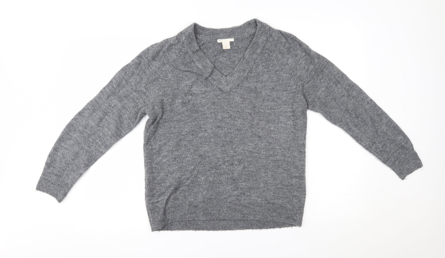H&M Mens Grey   Pullover Jumper Size XS
