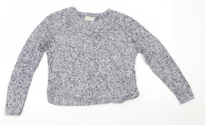 Womens UK Size 8 M&S Grey Pullover Jumper