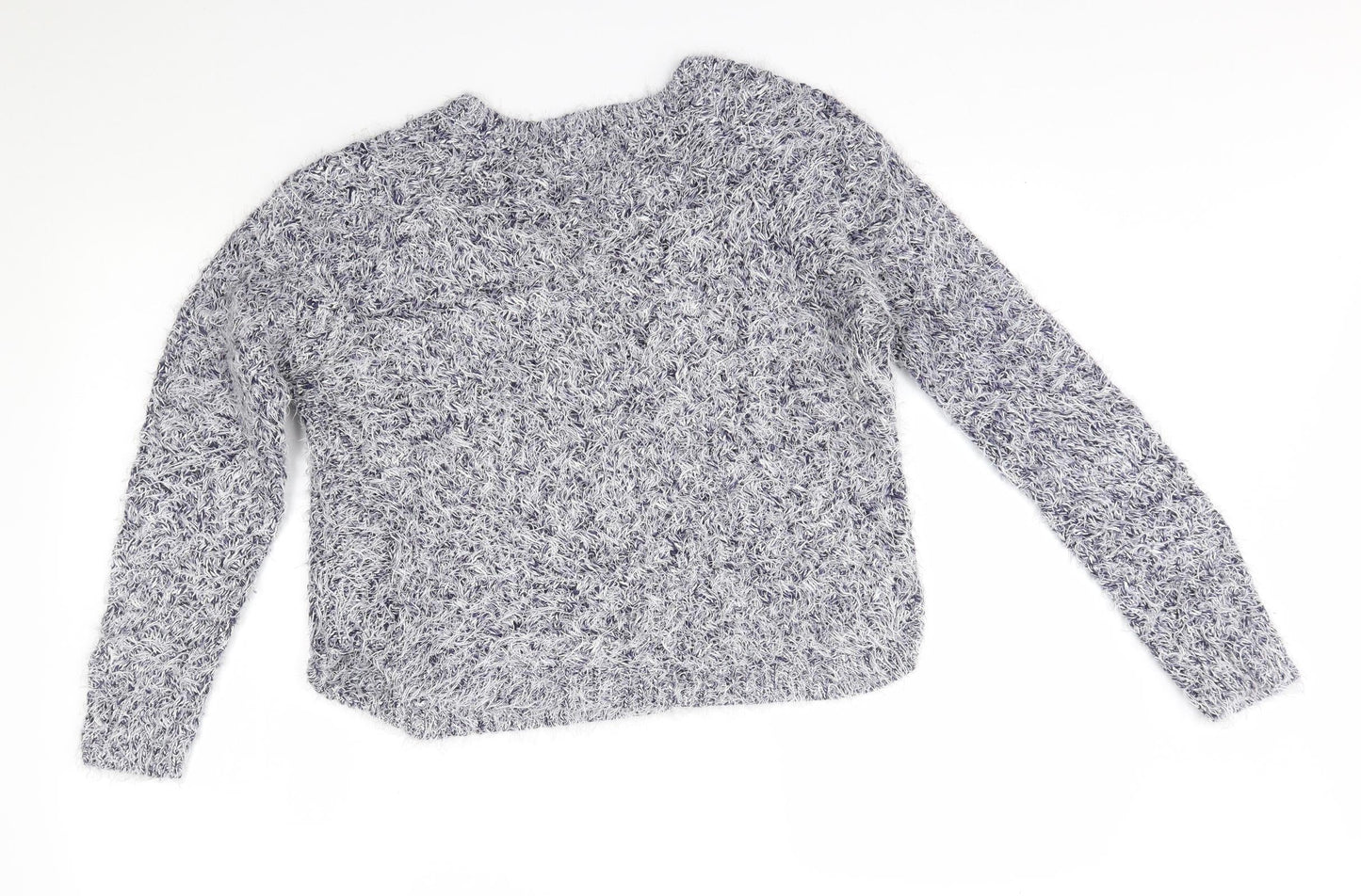 Womens UK Size 8 M&S Grey Pullover Jumper