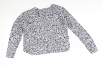 Womens UK Size 8 M&S Grey Pullover Jumper