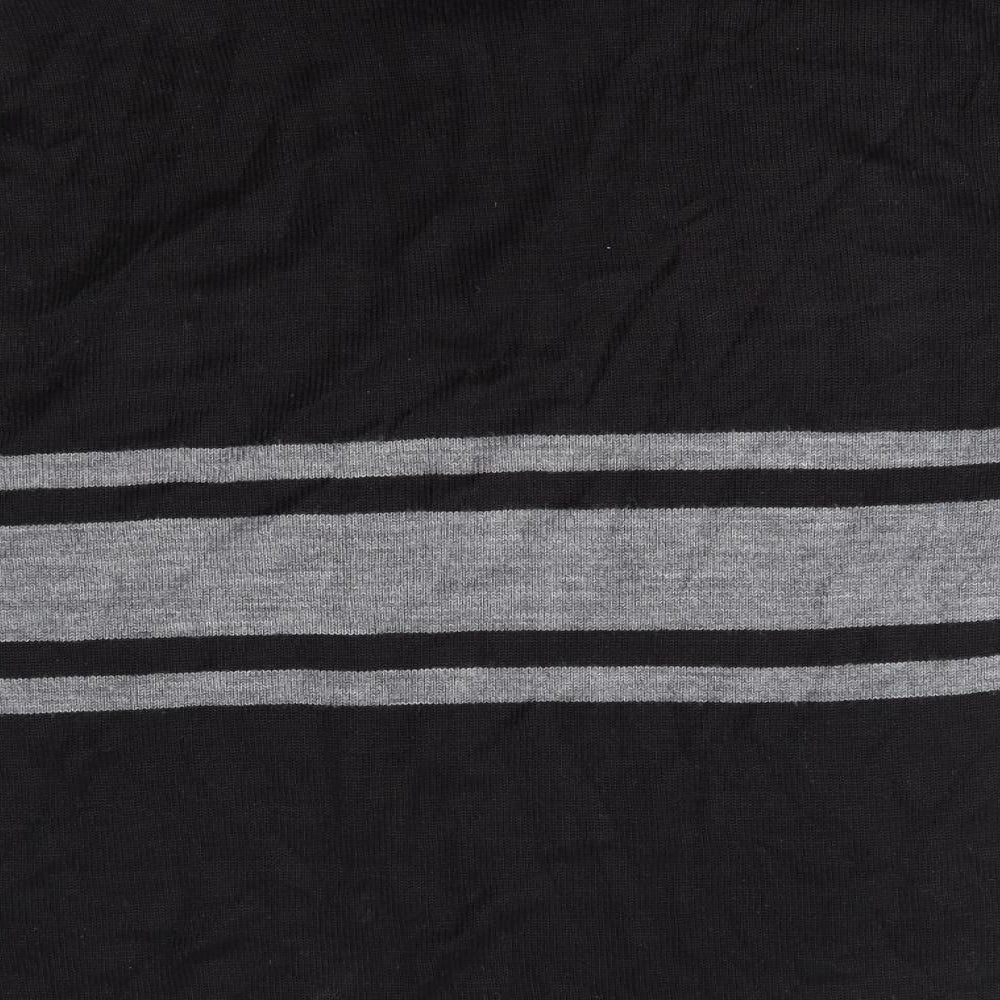 Newcastle United Mens Black Striped  Pullover Jumper Size L