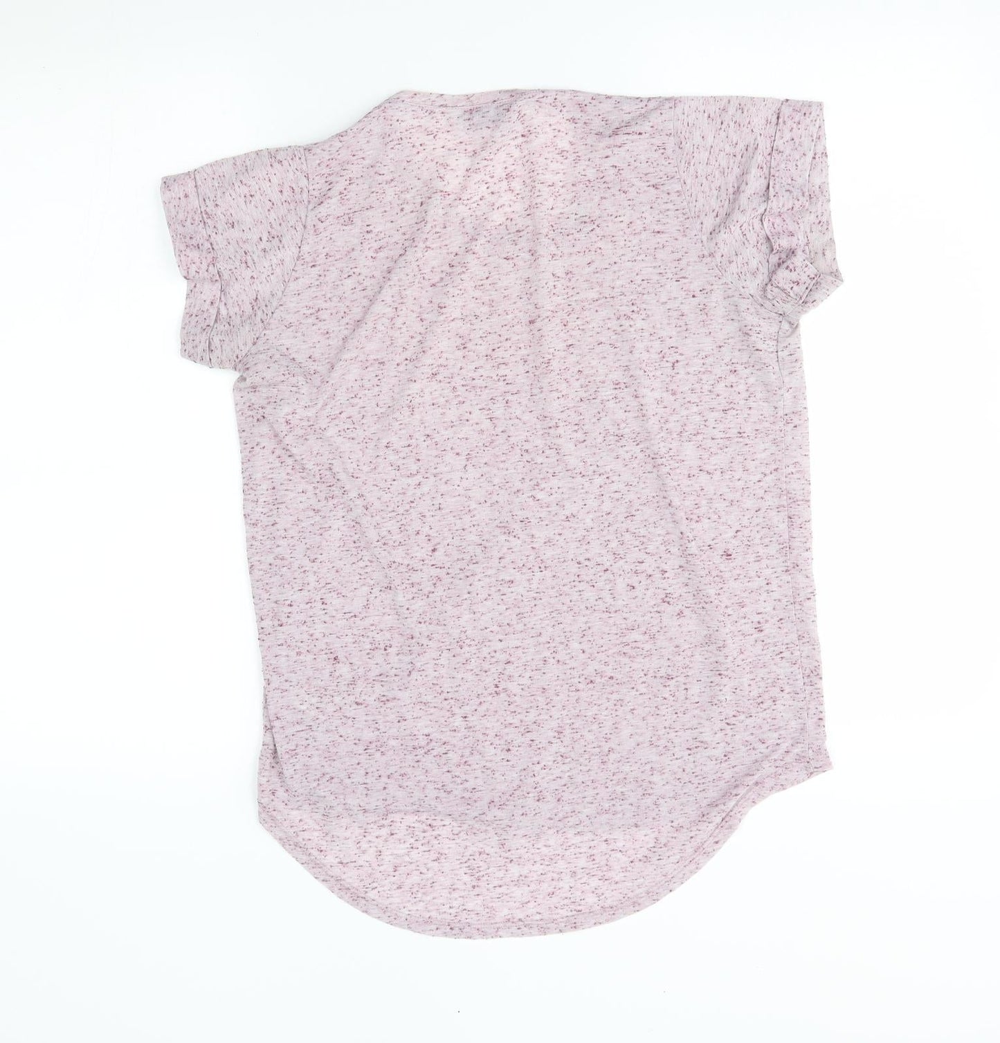 Womens UK Size 6 Topshop Pink Basic T-Shirt