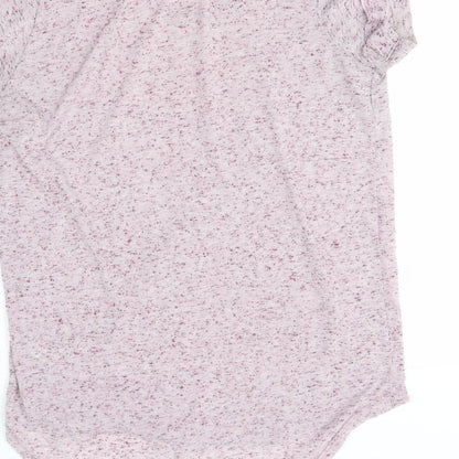 Womens UK Size 6 Topshop Pink Basic T-Shirt