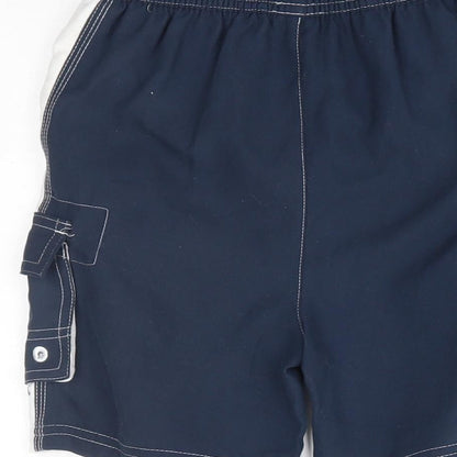 George Boys Blue   Cargo Shorts Size 4-5 Years