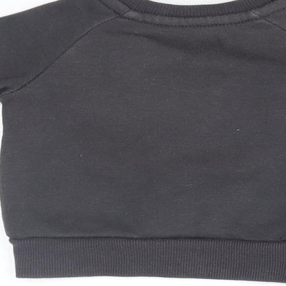 Primark Girls Grey   Pullover Jumper Size 0-3 Months  - bright star