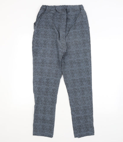 Preworn Womens Blue Animal Print  Jogger Leggings  L28 in