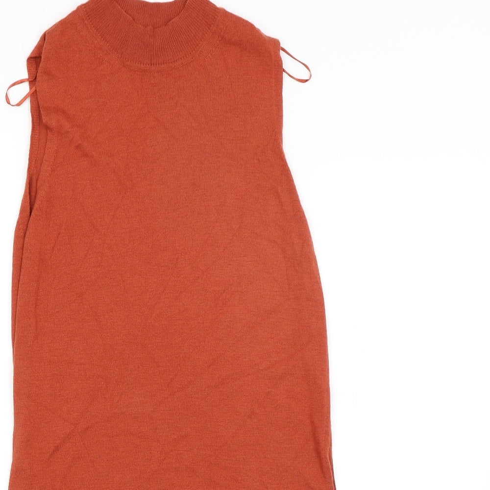 Peacocks Womens Brown   Jumper Dress  Size 10