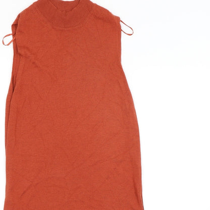 Peacocks Womens Brown   Jumper Dress  Size 10