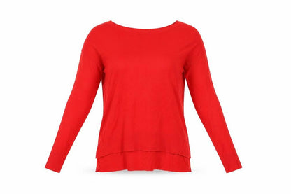 Womens UK Size 10 New Look Red Pullover Jumper