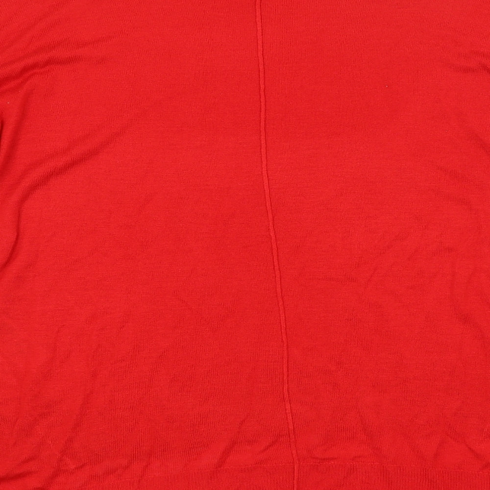Womens UK Size 10 New Look Red Pullover Jumper