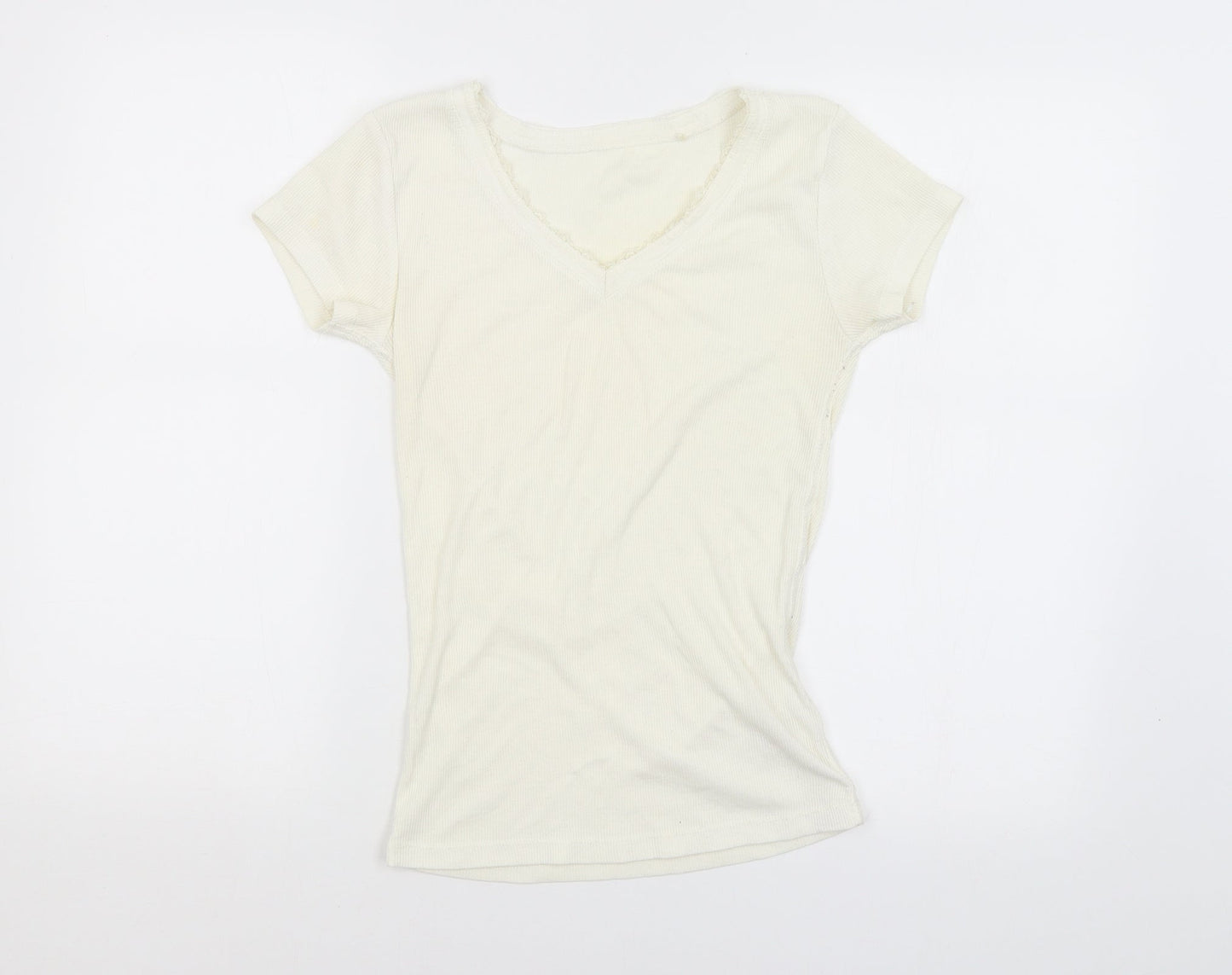 George Womens White   Basic Blouse Size 8