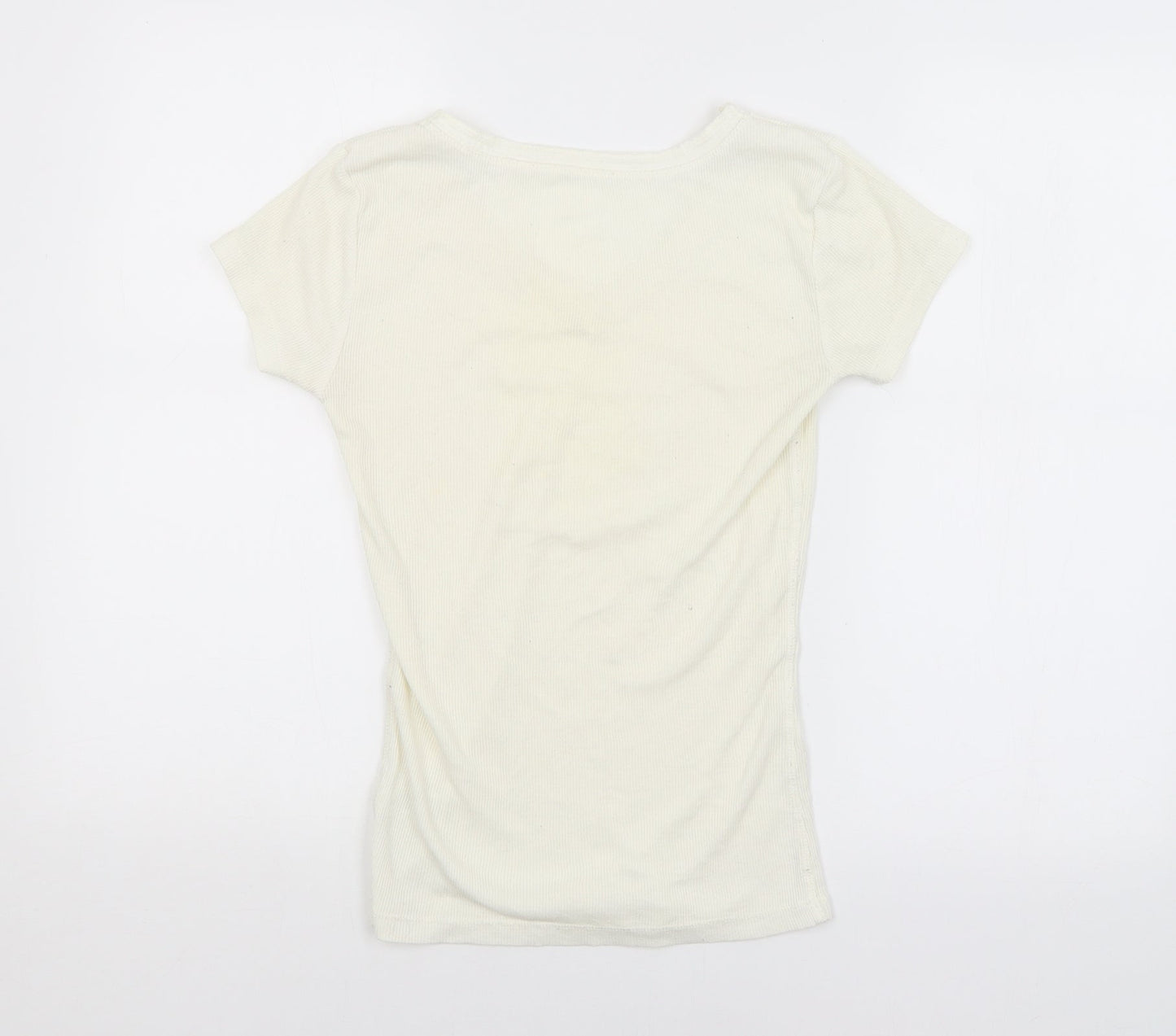 George Womens White   Basic Blouse Size 8