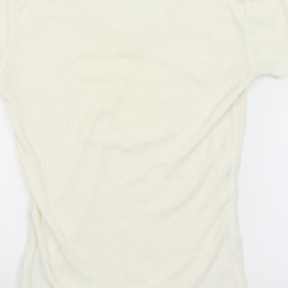 George Womens White   Basic Blouse Size 8