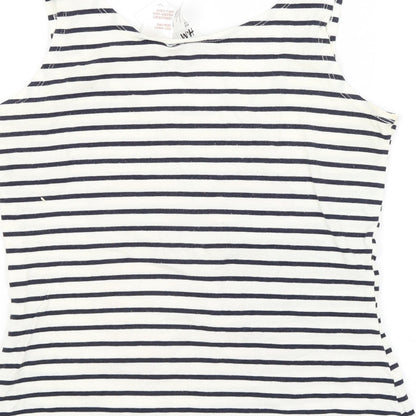 Womens UK Size S H&M Multicoloured Basic Tank