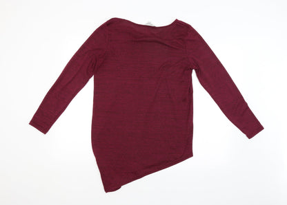 Womens UK Size 10 Peacocks Purple Pullover Jumper