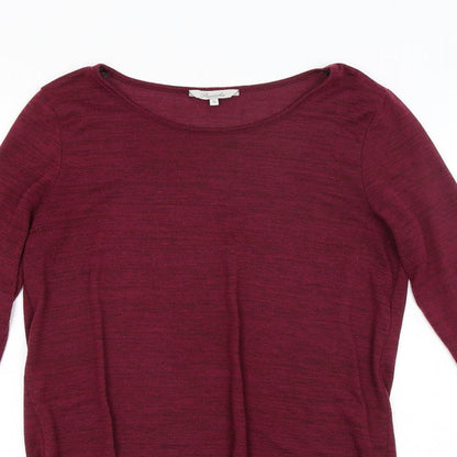 Womens UK Size 10 Peacocks Purple Pullover Jumper