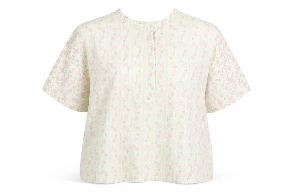 Womens UK Size 10 Preworn Multicoloured Basic Blouse