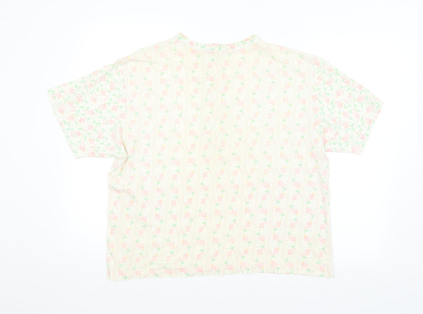 Womens UK Size 10 Preworn Multicoloured Basic Blouse