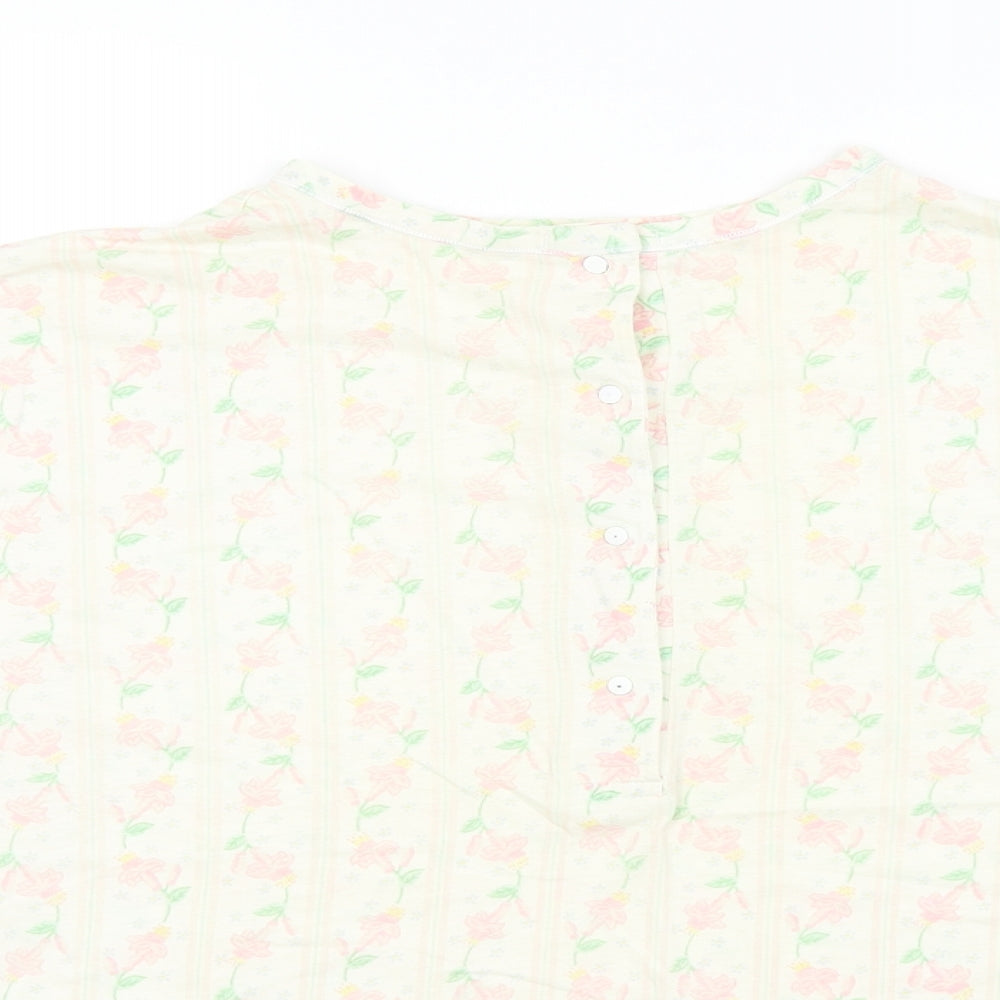 Womens UK Size 10 Preworn Multicoloured Basic Blouse