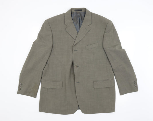 Mens UK Size  BHS Regular Green Suit Jacket