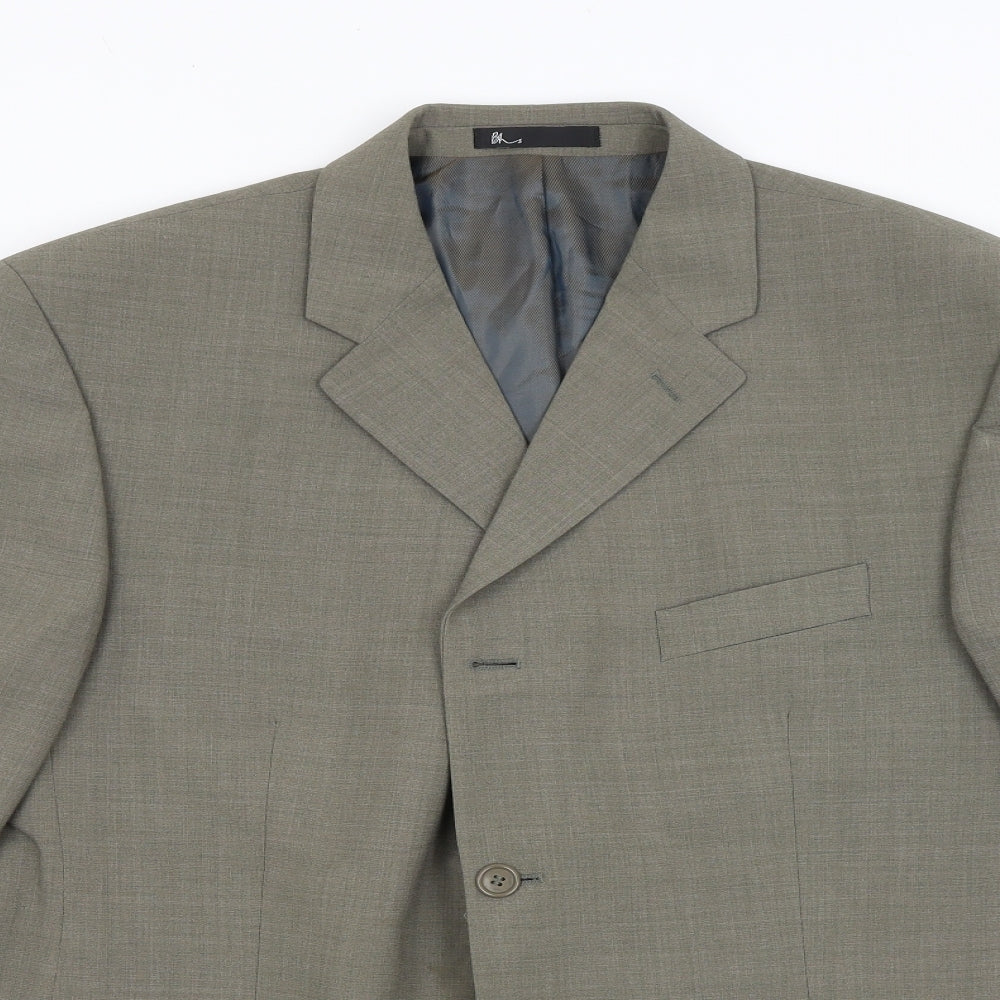 Mens UK Size  BHS Regular Green Suit Jacket