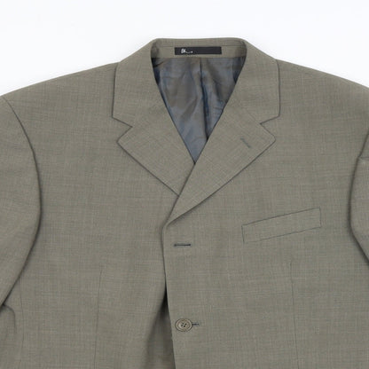 Mens UK Size  BHS Regular Green Suit Jacket