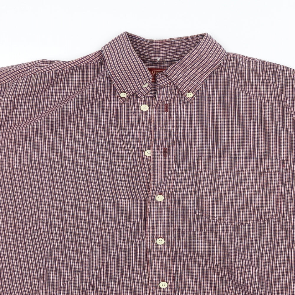 Mens UK Size M Burton Multicoloured  Button-Up Short Sleeve Casual Shirt