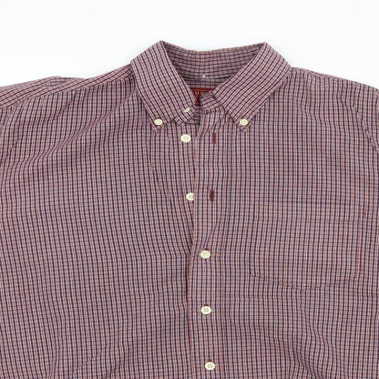 Mens UK Size M Burton Multicoloured  Button-Up Short Sleeve Casual Shirt