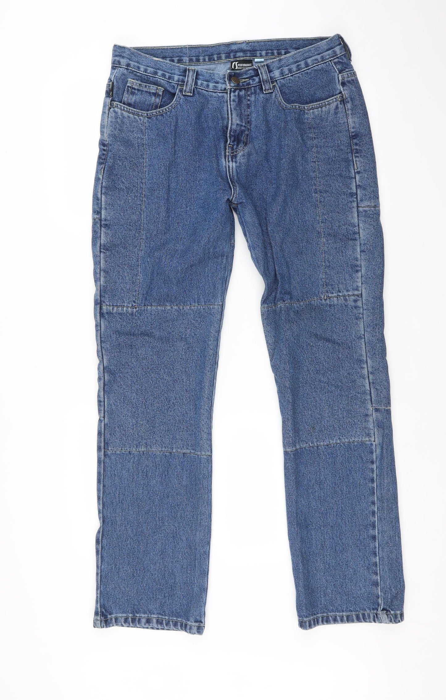 Performance Womens Blue   Tapered Jeans Size 10 L31 in