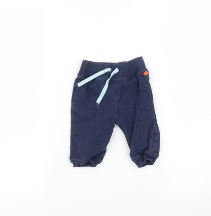 Marks and Spencer Baby Blue   Jogger Trousers Size 3-6 Months
