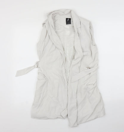 Primark Womens Grey   Gilet Jacket Size 8
