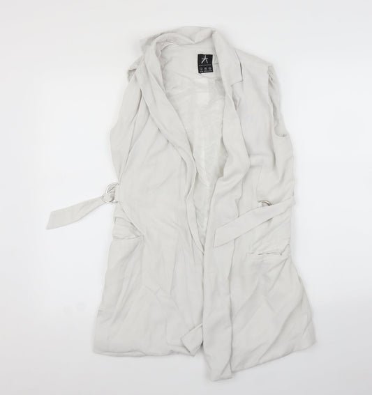 Primark Womens Grey   Gilet Jacket Size 8