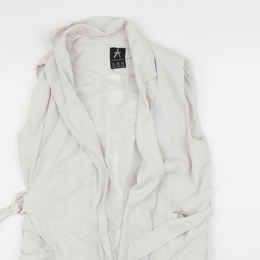 Primark Womens Grey   Gilet Jacket Size 8