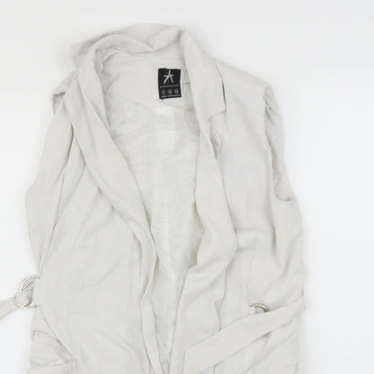 Primark Womens Grey   Gilet Jacket Size 8