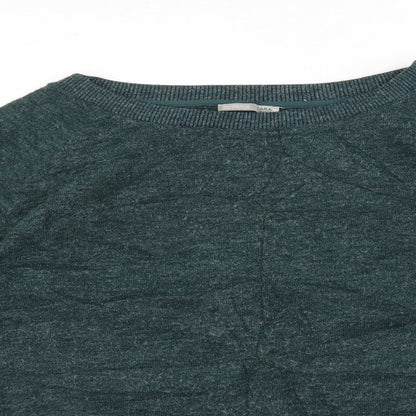 Womens UK Size M Zara Green Pullover Jumper