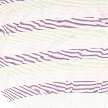 Marcus Law Womens Multicoloured Striped  Pullover Jumper Size M