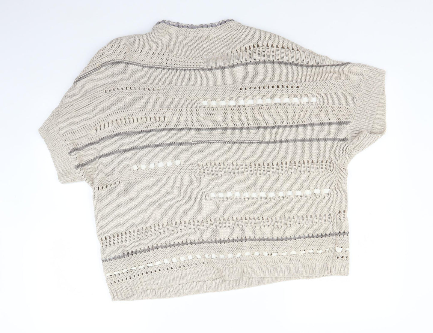 Womens UK Size 18 Marks and Spencer Beige Pullover Jumper