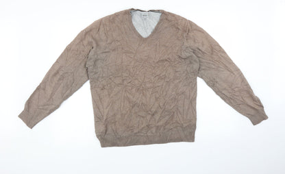 Mens UK Size M Marks and Spencer Brown Pullover Sweatshirt
