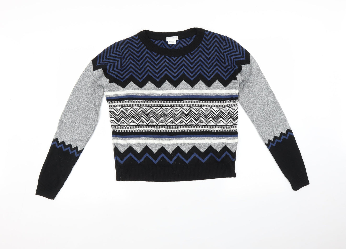 Cooperative Mens Multicoloured Argyle/Diamond  Pullover Jumper Size XS