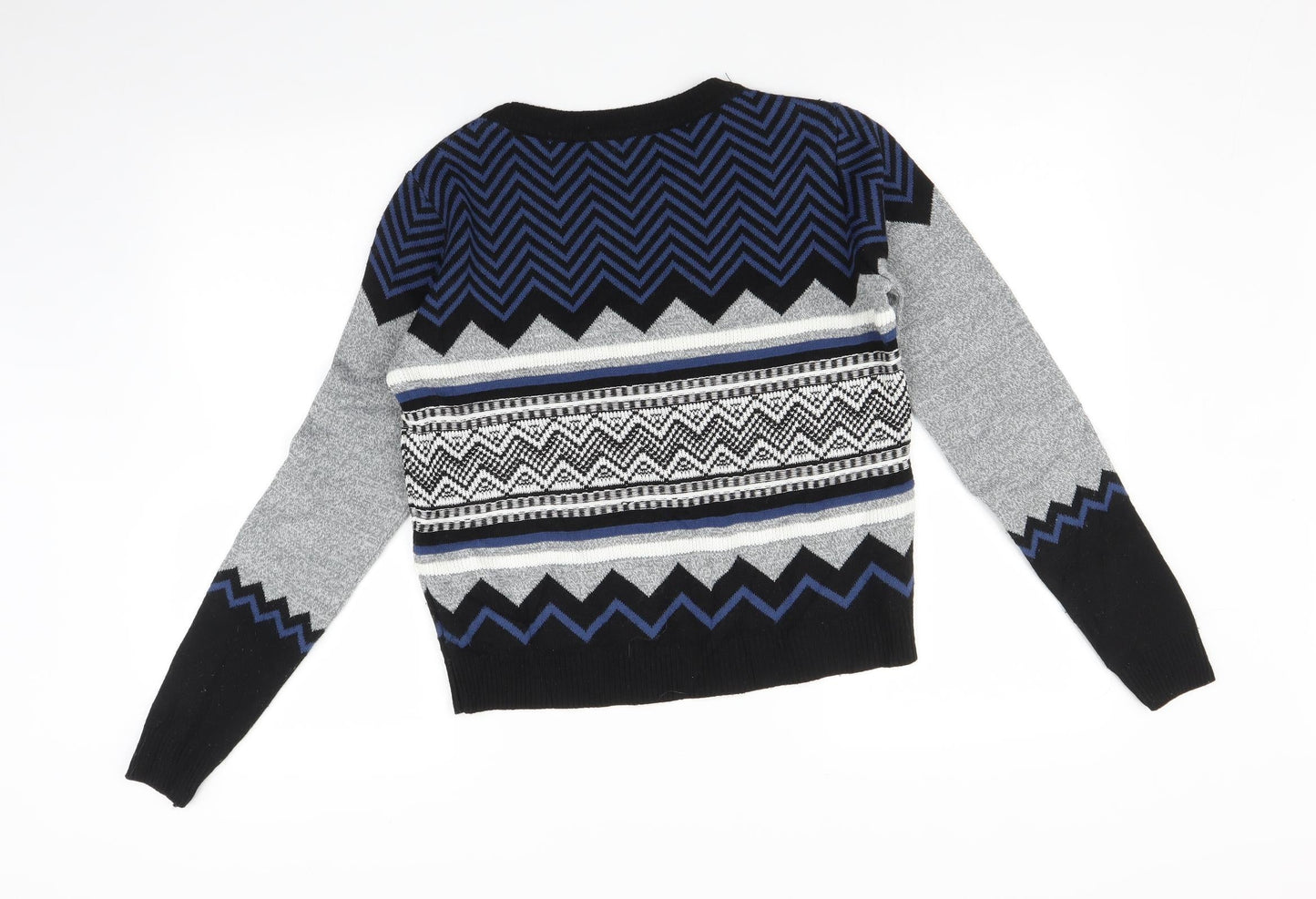 Cooperative Mens Multicoloured Argyle/Diamond  Pullover Jumper Size XS