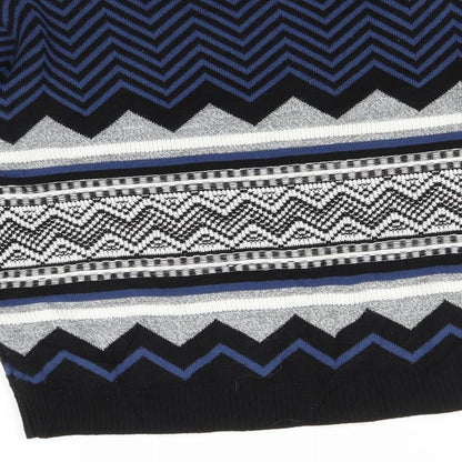 Cooperative Mens Multicoloured Argyle/Diamond  Pullover Jumper Size XS