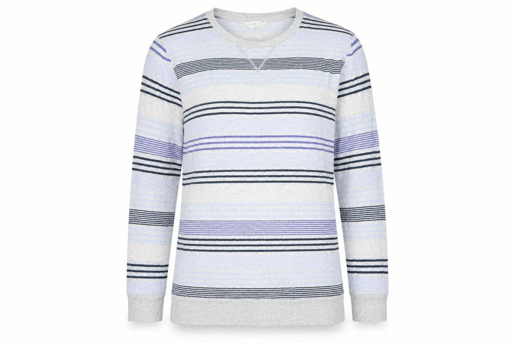 Marks & Spencer Womens Multicoloured Striped   Pyjama Top Size 8