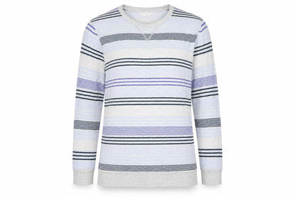 Marks & Spencer Womens Multicoloured Striped   Pyjama Top Size 8