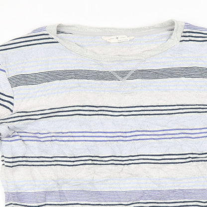 Marks & Spencer Womens Multicoloured Striped   Pyjama Top Size 8