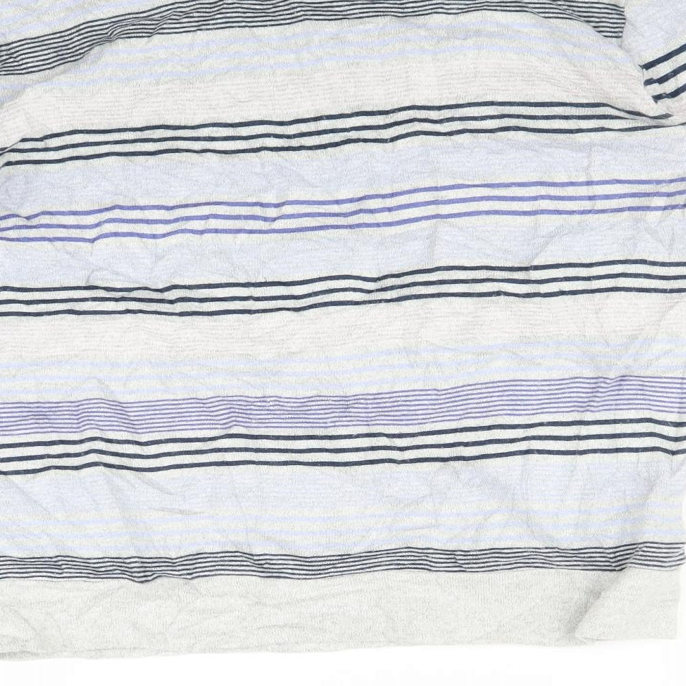 Marks & Spencer Womens Multicoloured Striped   Pyjama Top Size 8