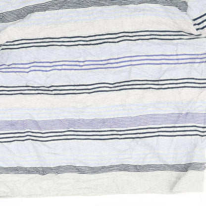 Marks & Spencer Womens Multicoloured Striped   Pyjama Top Size 8