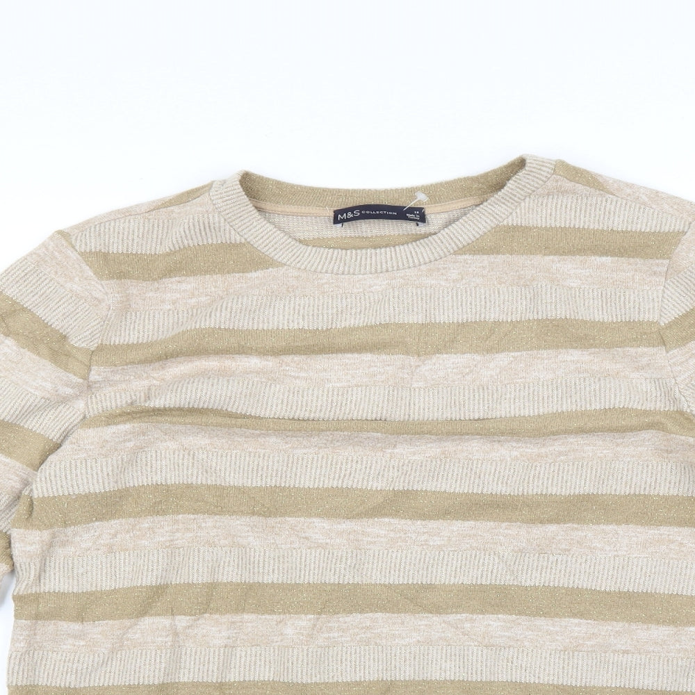 Womens UK Size 14 Marks and Spencer Multicoloured Pullover Jumper