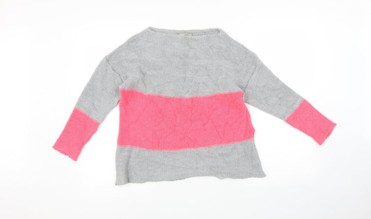 ASOS Womens Multicoloured Striped  Pullover Jumper Size 4